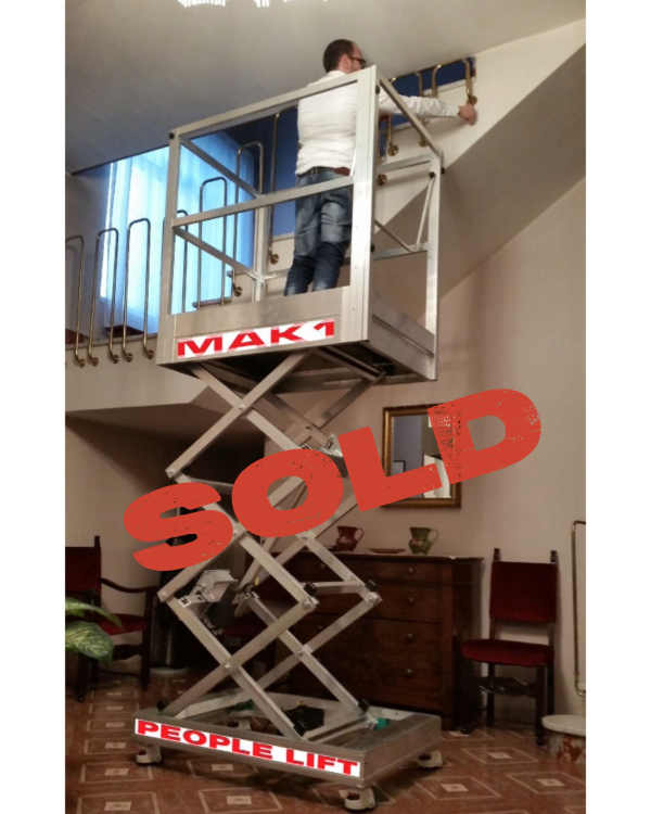 HopUp Push Around Scissors Lift